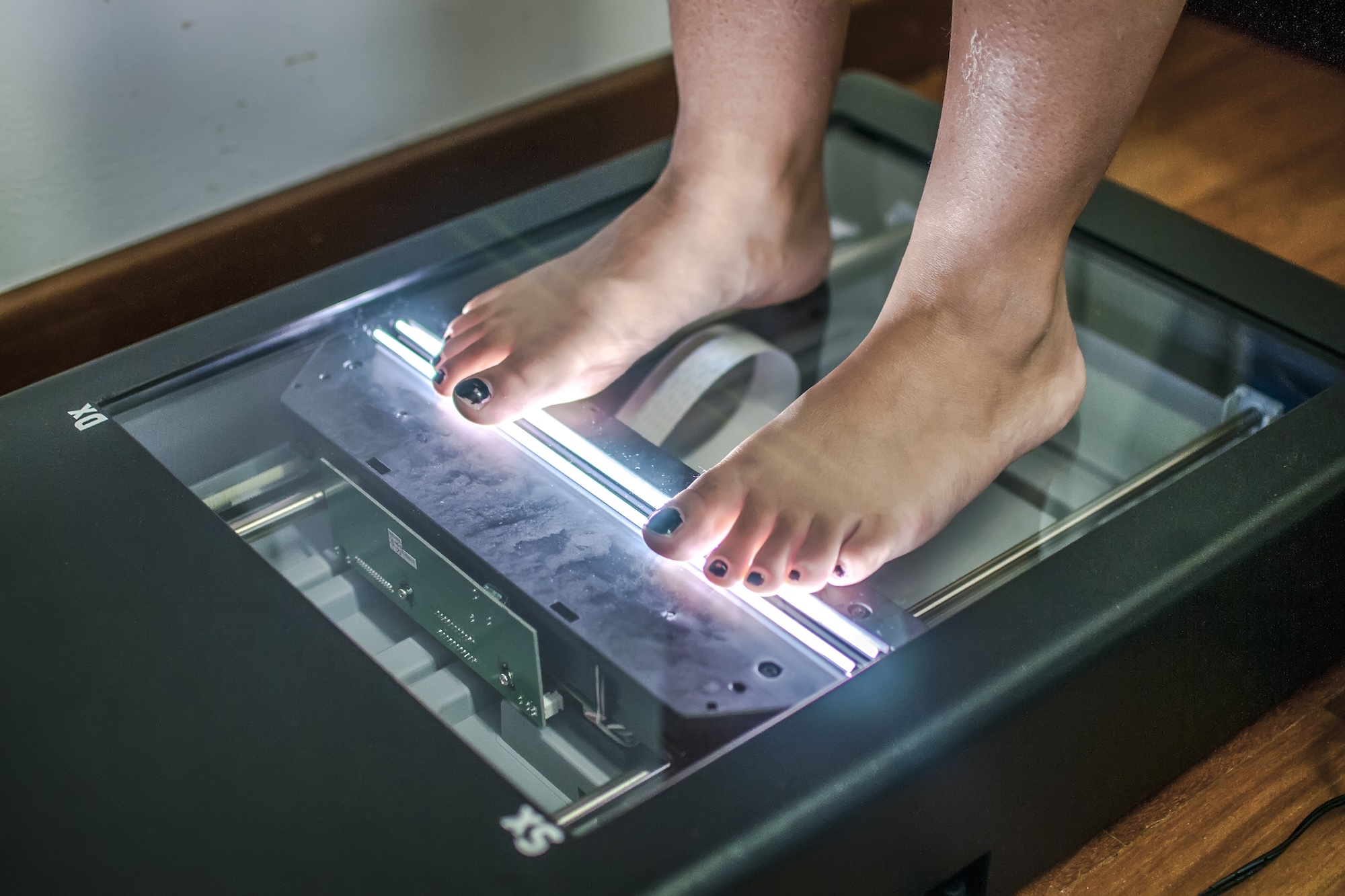 Orthopädie- und Sanitätshaus Dreschers - 3D-Scanner zur Vermessung der Füße